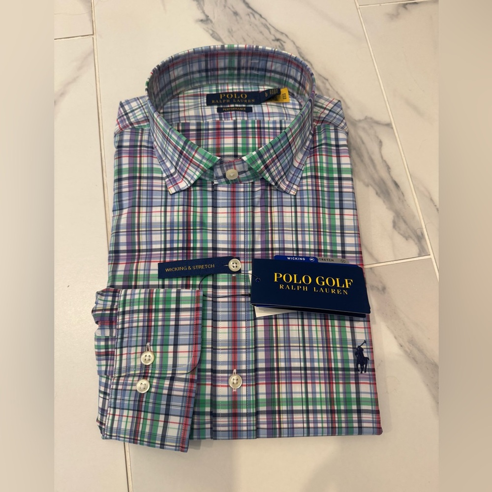 Polo by Ralph Lauren Men's Multi Color Plaid Shirt NWT Large